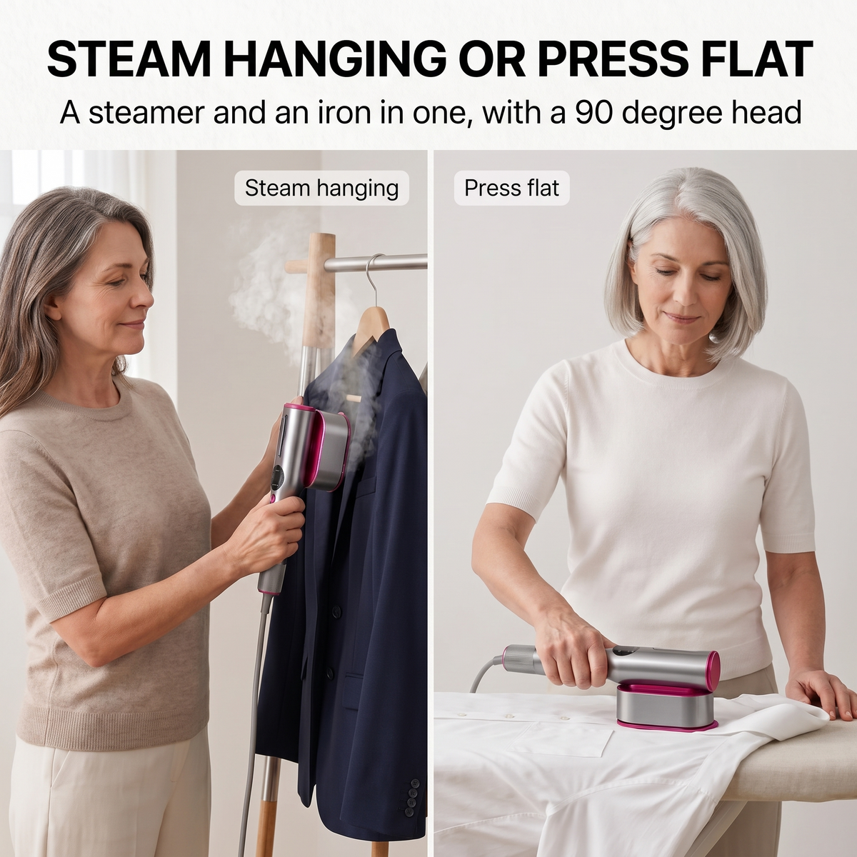 Nuvela™ SteamPress 2-in-1 Steamer & Iron