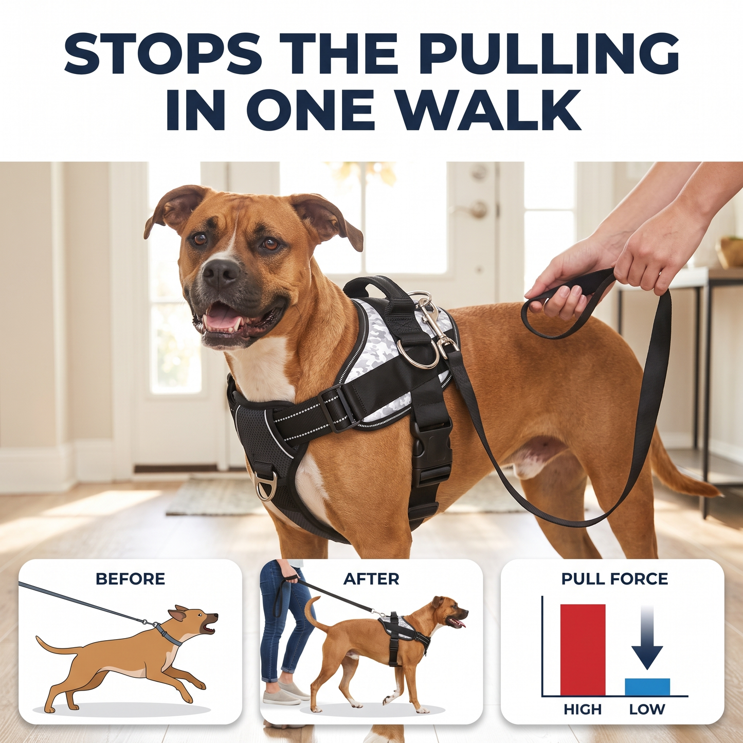 GentleChest™ – Choke-Free Dog Harness